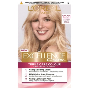 Фарба для волосся L'Oreal Paris Excellence 10.21 Світло-світло русявий перламутровий (3600523781225)
