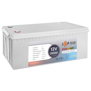 Акумулятор для ДБЖ LogicPower LPN-GL 12V - 200 Ah GEL (LP13720)