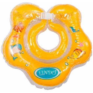 Коло на шию малюка Lindo жовтий (LN-1558)