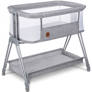 Ліжечко дитяче прямокутне Lionelo Luna Grey Concrete