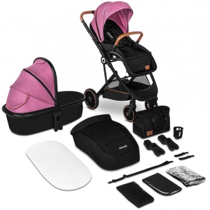 Коляска універсальна 2 в 1 Lionelo Riya 2IN1 Pink Violet