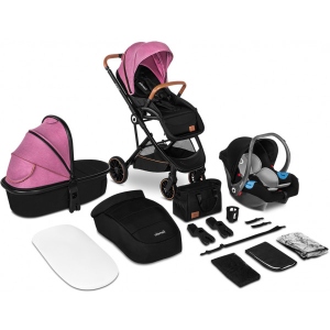 Коляска універсальна 3 в 1 Lionelo Riya 3IN1 Pink Violet
