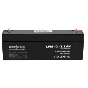 Акумулятор для ДБЖ LogicPower LPM 12В 2.3 Ач (4132) офіційний магазин