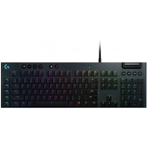 Клавіатура дротова ігрова Logitech G815 Gaming Mechanical GL Clicky RGB Black USB (920-009095)