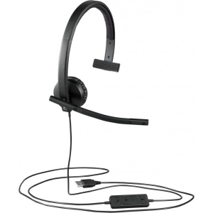 Гарнітура дротова Logitech USB Headset H570e (981-000571)