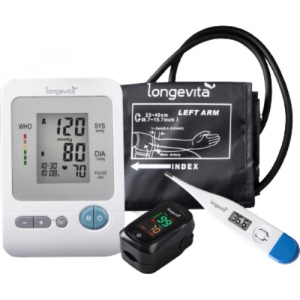 Тонометр Longevita All Control: ВР-1304+МТ-101+ОХ-02 (med_set)