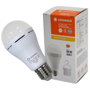 Лампочка світлодіодна акумуляторна Ledvance A60 8W 806Lm 6500К 220V E27 (4099854102431)