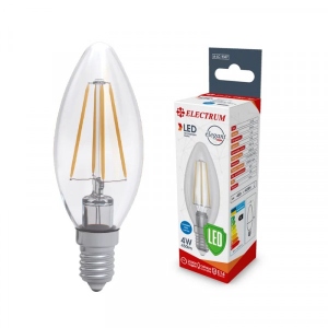 Лампочка світлодіодна Electrum Filament 4W E14 4000K (A-LC-1367)