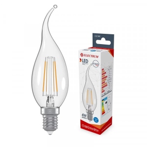 Лампочка світлодіодна Electrum Filament 4W E14 4000K (A-LC-1368)