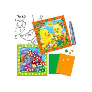 Стікерна мозаїка Vladi Toys Курчата (VT4433-23)