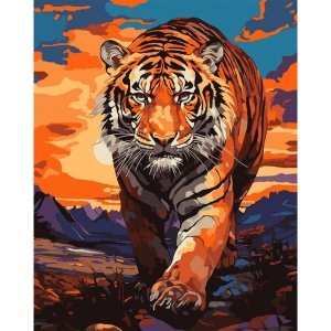 Картина за номерами Santi Тигр 40х50 см (954803)