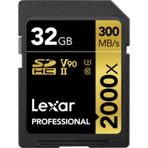 Карта пам'яті Lexar Professional 2000x 32GB UHS-II U3 (LSD2000032G-BNNNG)