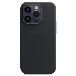 Чохол для смартфону Apple iPhone 14 Pro Leather Case with MagSafe - Midnight (MPPG3)