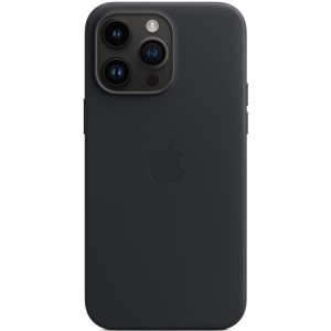 Уцінка - Чохол для смартфону Apple iPhone 14 Pro Max Leather Case with MagSafe - Midnight (MPPM3) #