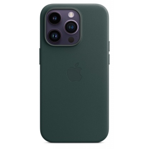 Чохол для смартфону Apple iPhone 14 Pro Leather Case with MagSafe - Forest Green (MPPH3)