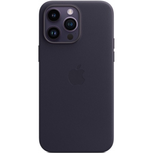 Чохол для смартфону Apple iPhone 14 Pro Max Leather Case with MagSafe - Ink (MPPP3)