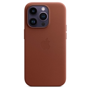 Чохол для смартфону Apple iPhone 14 Pro Leather Case with MagSafe - Umber (MPPK3)