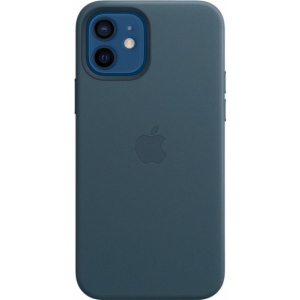 Чохол для смартфону Apple iPhone 12 | 12 Pro Leather Case with MagSafe - Baltic Blue (MHKE3ZE/A)