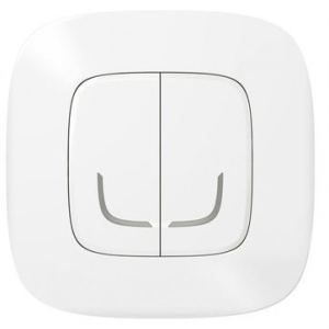 Бездротовий вимикач Legrand Valena Allure with Netatmo 2-клавішний Білий (752587)