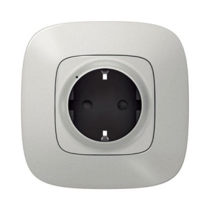 Розумна розетка Legrand Valena Allure with Netatmo 2К + З 16А 230В. Aluminum (752794)