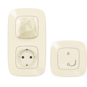 Стартовий набір для управління приладами Legrand Valena Allure with Netatmo Шлюз WiFi + smart-розетка + выключатель ''Дома/Не дома''. Слоновая кость (752696)