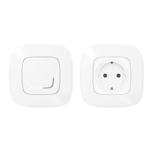 Стартовий набір для управління приладами Legrand Valena Allure with Netatmo Smart-розетка + smart-выключатель Белый (752554)