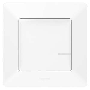 Бездротовий вимикач Legrand Valena Life with Netatmo 1-клавішний Білий (752185)