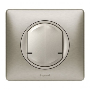Бездротовий вимикач Legrand Celiane with Netatmo 2-клавішний Титан (067774)