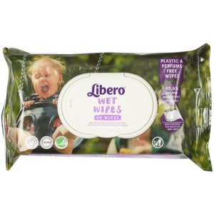 Серветки вологі для дітей Libero Wet Wipes 64 шт. (7322541164724) Київ