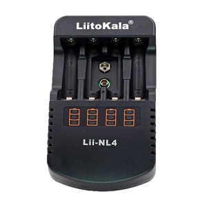 З/пристрій для акумуляторів AA/AAA LiitoKala 4 Slots LED (Lii-NL4)