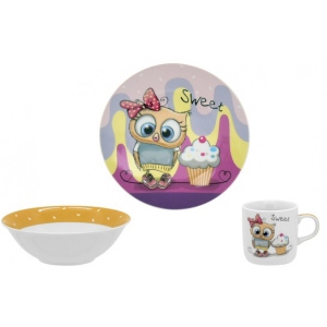 Набір столових приборів Limited Edition Sweet Owl 3 пр. (C525)