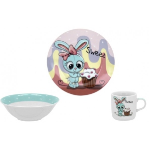 Набір столових приборів Limited Edition Sweet Bunny 3 пр. (C523)
