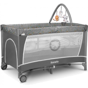 Манеж-ліжко Lionelo Flower Grey Scandi
