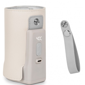 Підігрівач дитячих пляшечок дорожній Lionelo Thermup Go Plus Beige Sand