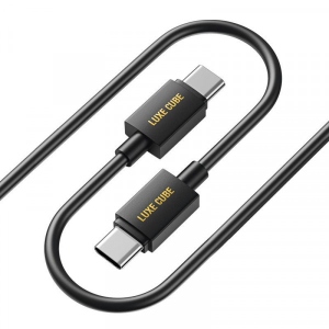 Кабель синхронізації даних Luxe Cube USB Type C-USB Type C 3А 1m Black (8886668698467) купити в Україні