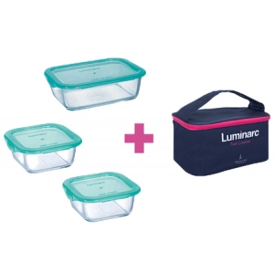 Набір ємностей для зберігання Luminarc Keep'n Box + Bag (P8001) купити в Києві