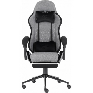 Крісло для геймерів GT Racer X-2324 Fabric Gray/Black Suede в інтернет-магазині