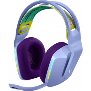 Гарнітура бездротова ігрова Logitech G733 Lightspeed Lilac (981-000890)