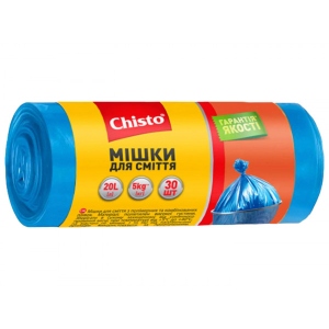 Пакет для сміття Chisto Міцні 20лх30 шт. (4823098407805)
