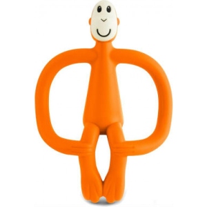 Прорізувач Matchstick Monkey Обезьянка, оранжевый 10.5 см (MM-T-005)