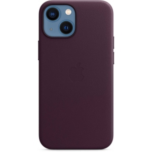 Чохол для смартфону Apple iPhone 13 mini Leather Case with MagSafe - Dark Cherry (MM0G3)