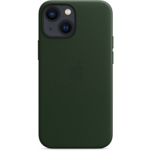Чохол для смартфону Apple iPhone 13 mini Leather Case with MagSafe - Sequoia Green (MM0J3)