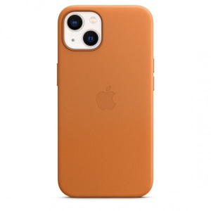 Чохол для смартфону Apple iPhone 13 Leather Case with MagSafe - Golden Brown (MM103)