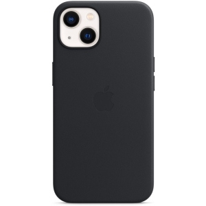 Чохол для смартфону Apple iPhone 13 Leather Case with MagSafe - Midnight (MM183)