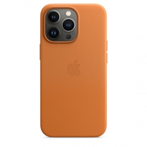 Чохол для смартфона Apple iPhone 13 Pro Leather Case with MagSafe - Golden Brown (MM193)