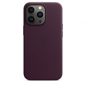 Чохол для смартфона Apple iPhone 13 Pro Leather Case with MagSafe - Dark Cherry (MM1A3)