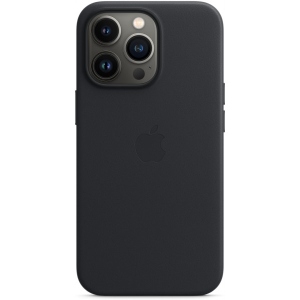Чохол для смартфона Apple iPhone 13 Pro Leather Case with MagSafe - Midnight (MM1H3)