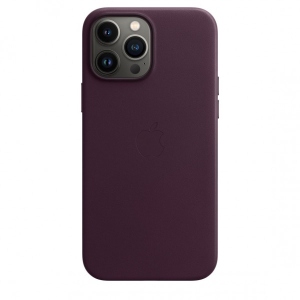 Чохол для смартфона Apple iPhone 13 Pro Max Leather Case with MagSafe - Dark Cherry (MM1M3)