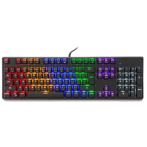 Клавіатура дротова ігрова Motospeed CK107 (K96) Outemu Blue Black USB