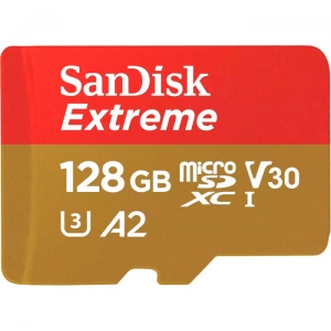 Карта пам'яті SanDisk Extreme microSDXC card for Mobile Gaming 128GB + 1 year Rescue Pro Deluxe (SDSQXAA-128G-GN6GN)